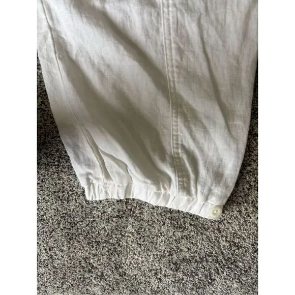 Lauren Ralph Lauren White Linen Pants - Picture 6 of 6